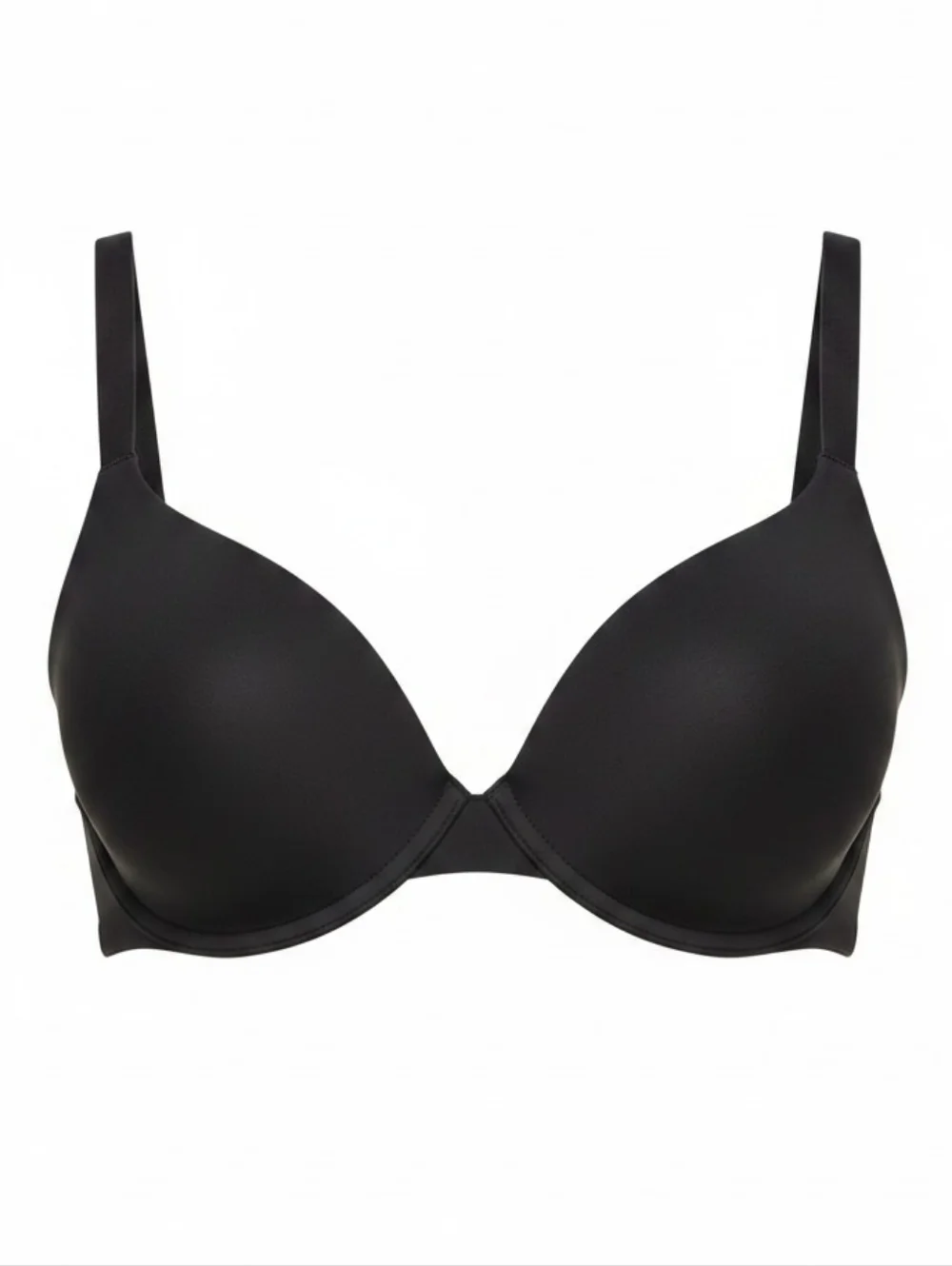Skims Smoothing Intimate Full Coverage Lightly Lined Bra Onyx Black 34D NWT
